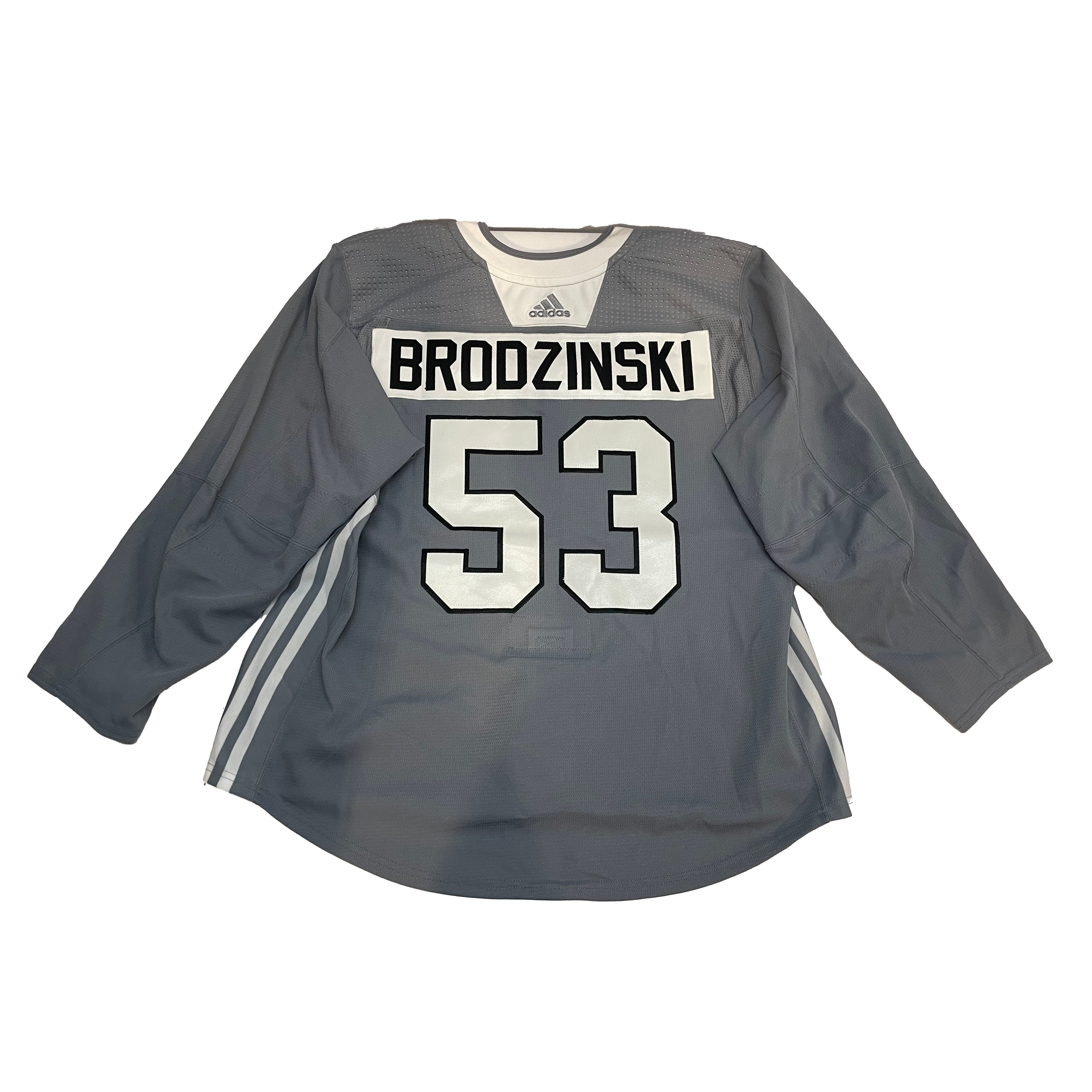 LNH - Nouveau maillot d'entraînement Adidas des Flyers de Philadelphie - (Gris)
